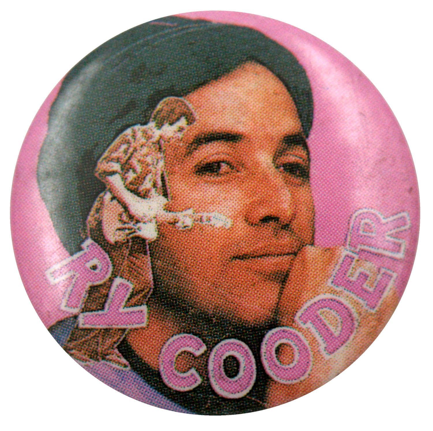 Ry Cooder - 'Pink' Button Badge