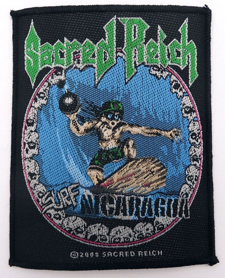 Sacred Reich - 'Surf Nicaragua' Woven Patch