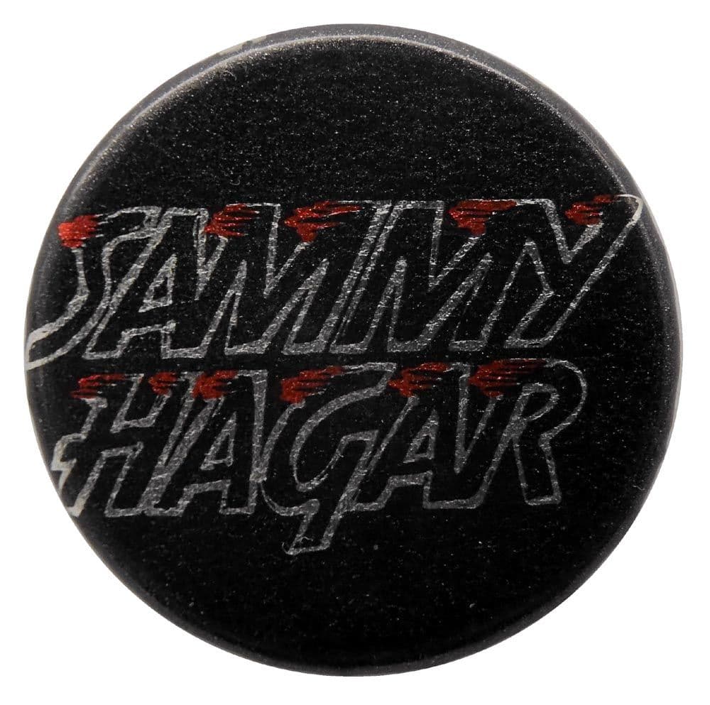 Sammy Hagar - 'Logo' Foil Button Badge