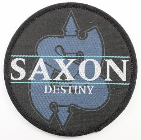 Saxon - 'Destiny' Round Woven Patch