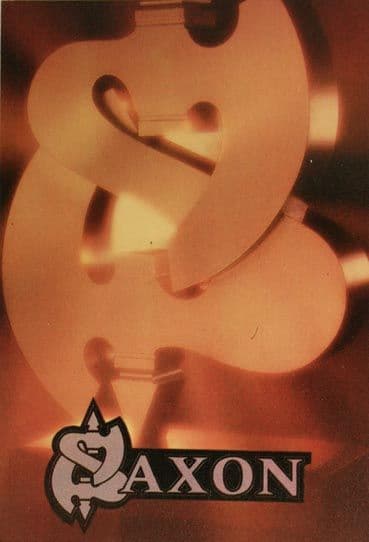 Saxon - 'S Logo' Postcard