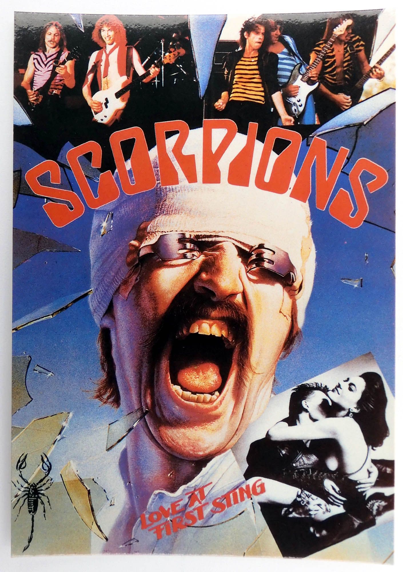 Scorpions - 'Blackout Collage' Postcard