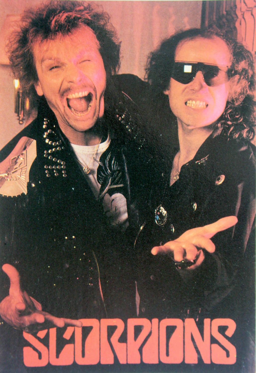 Scorpions - 'Rudolf and Klaus' Postcard