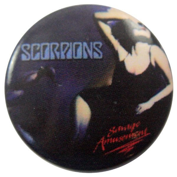 Scorpions - 'Savage Amusement' Button Badge