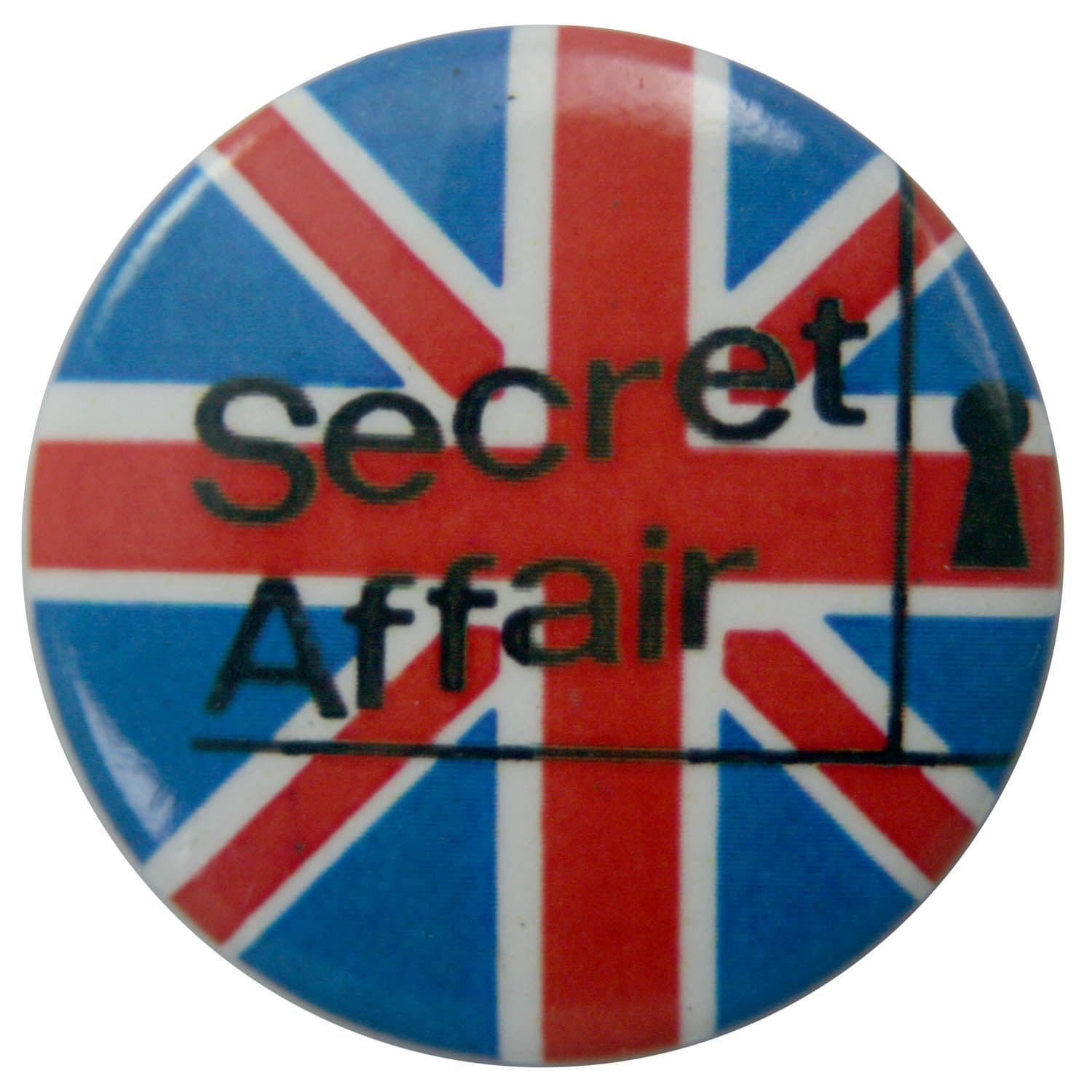 Secret Affair - 'UK Flag' Button Badge
