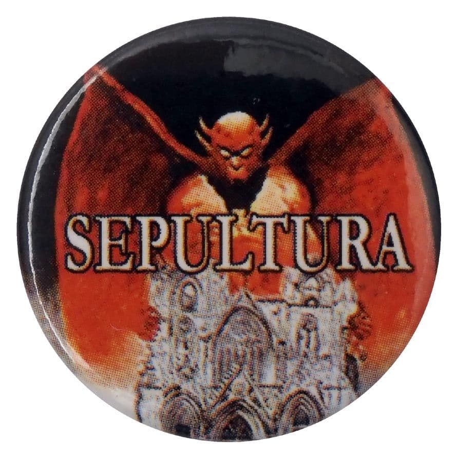 Sepultura - 'Antichrist' Button Badge
