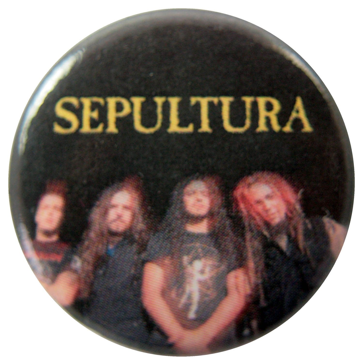 Sepultura - 'Group Black' Button Badge