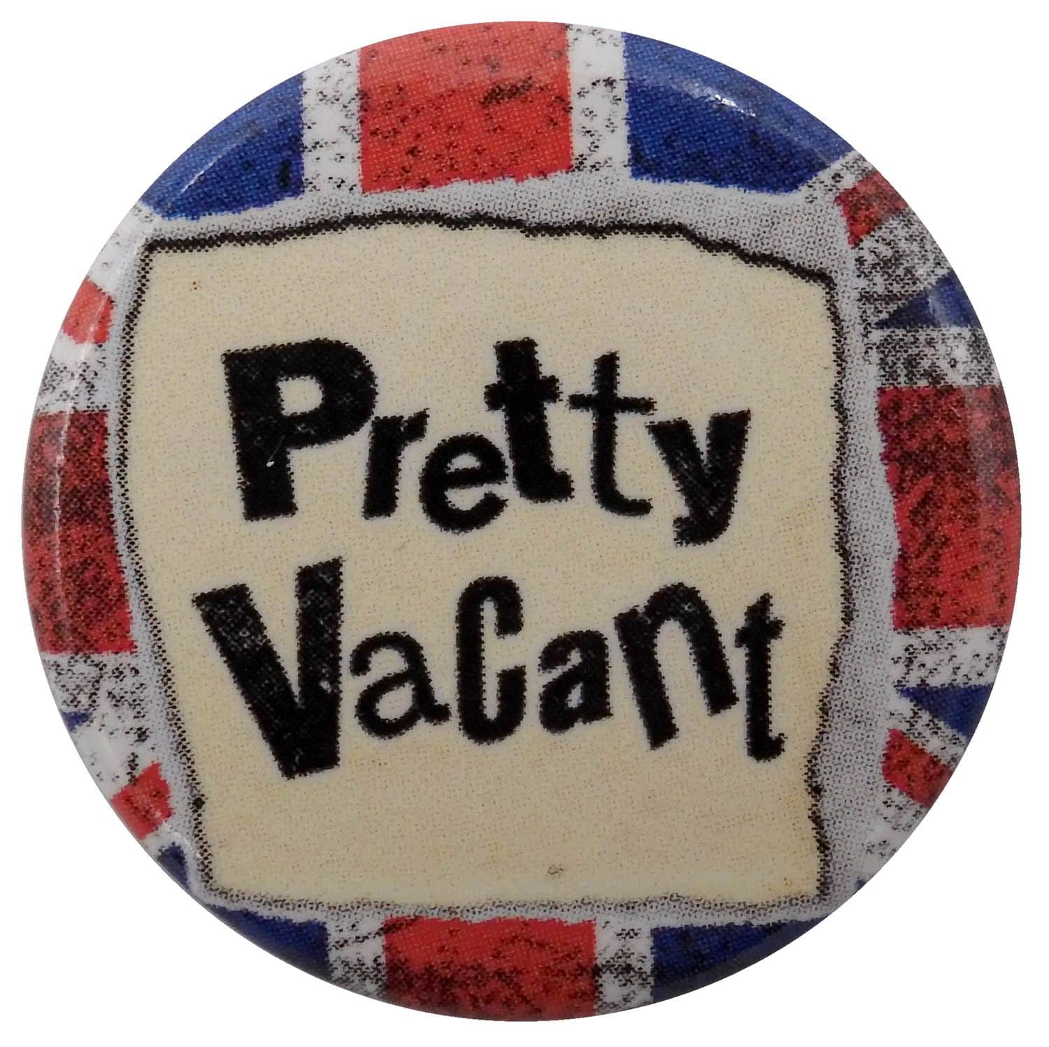 Sex Pistols - 'Pretty Vacant' Button Badge