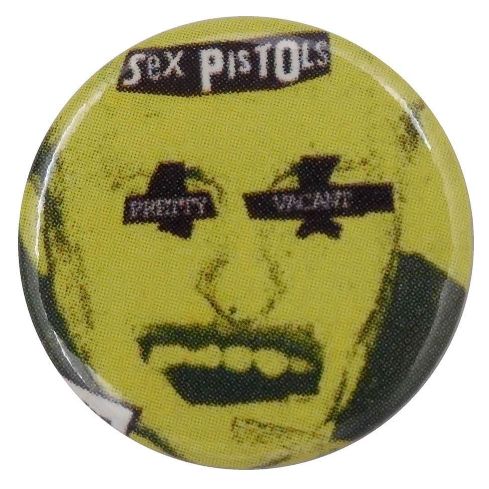 Sex Pistols - 'Pretty Vacant Face' Button Badge