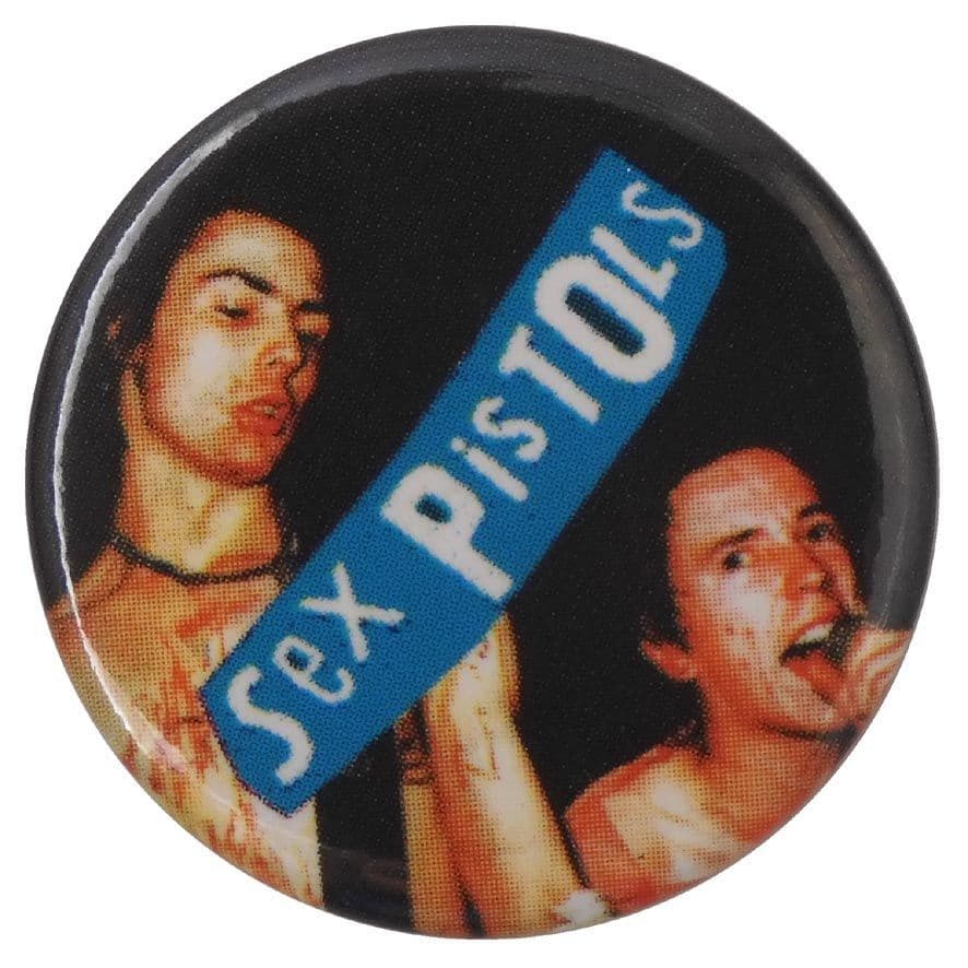 Sex Pistols - 'Sid & Johnny' Button Badge