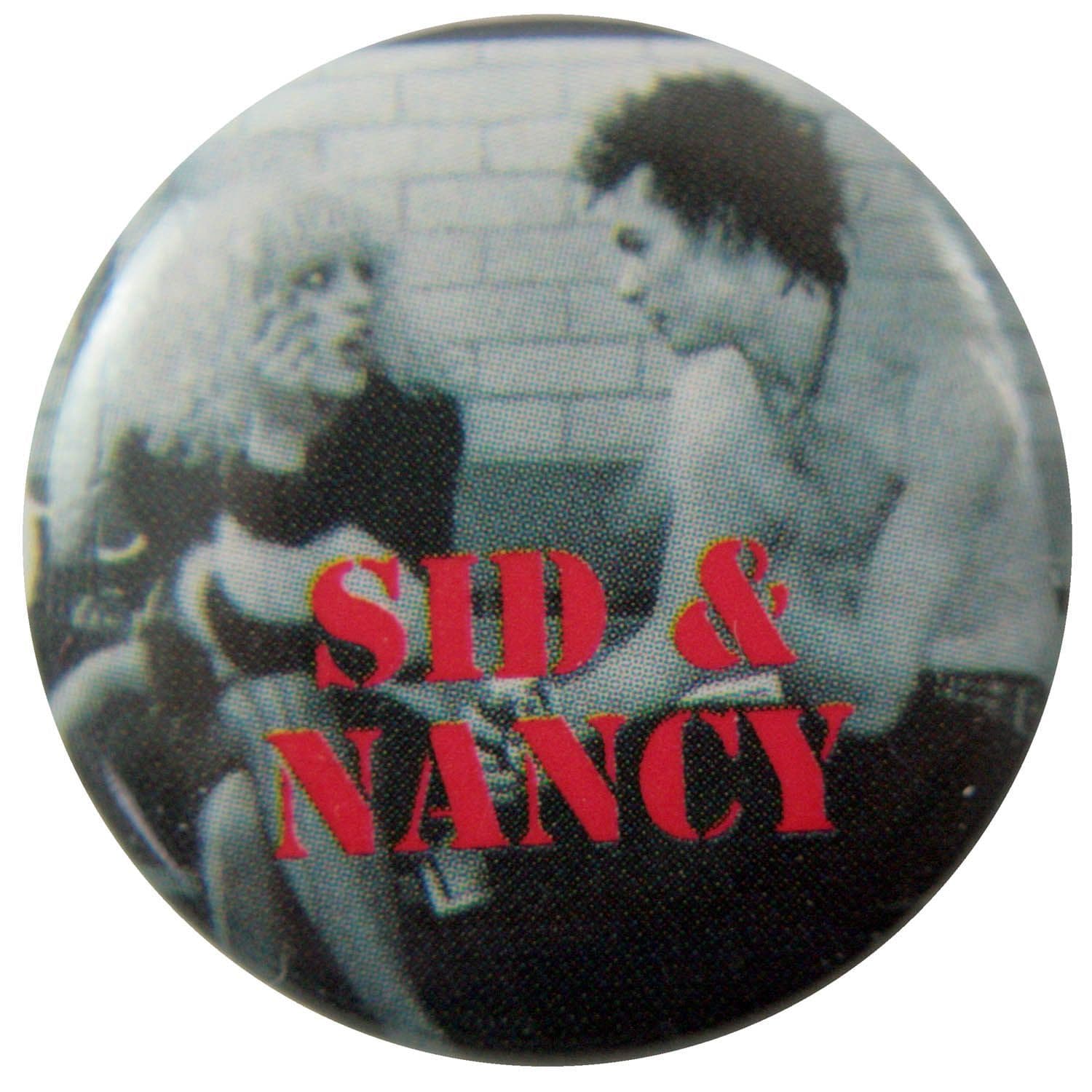Sex Pistols - 'Sid & Nancy' Button Badge