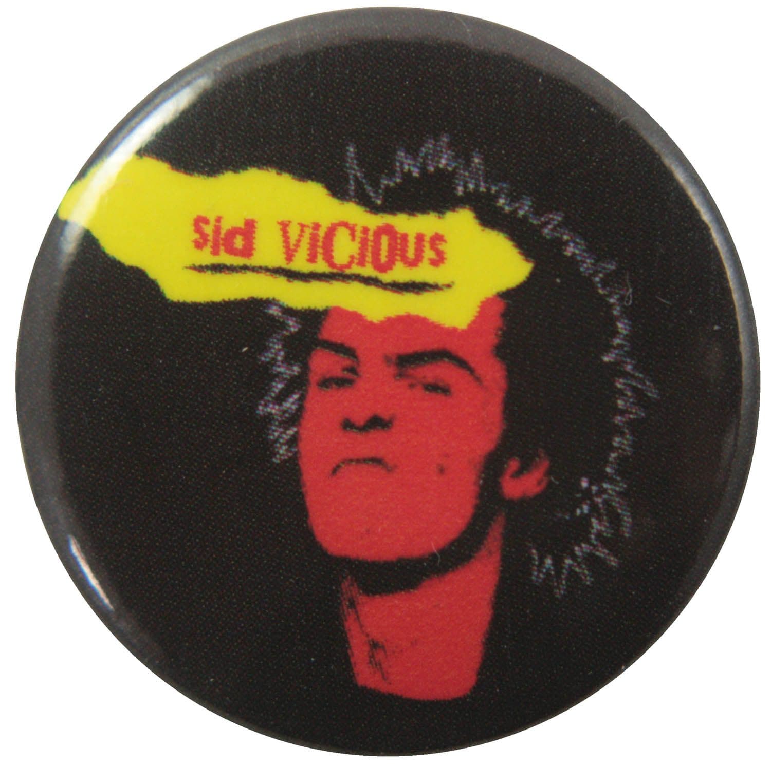 Sex Pistols - 'Sid Red Face' Button Badge