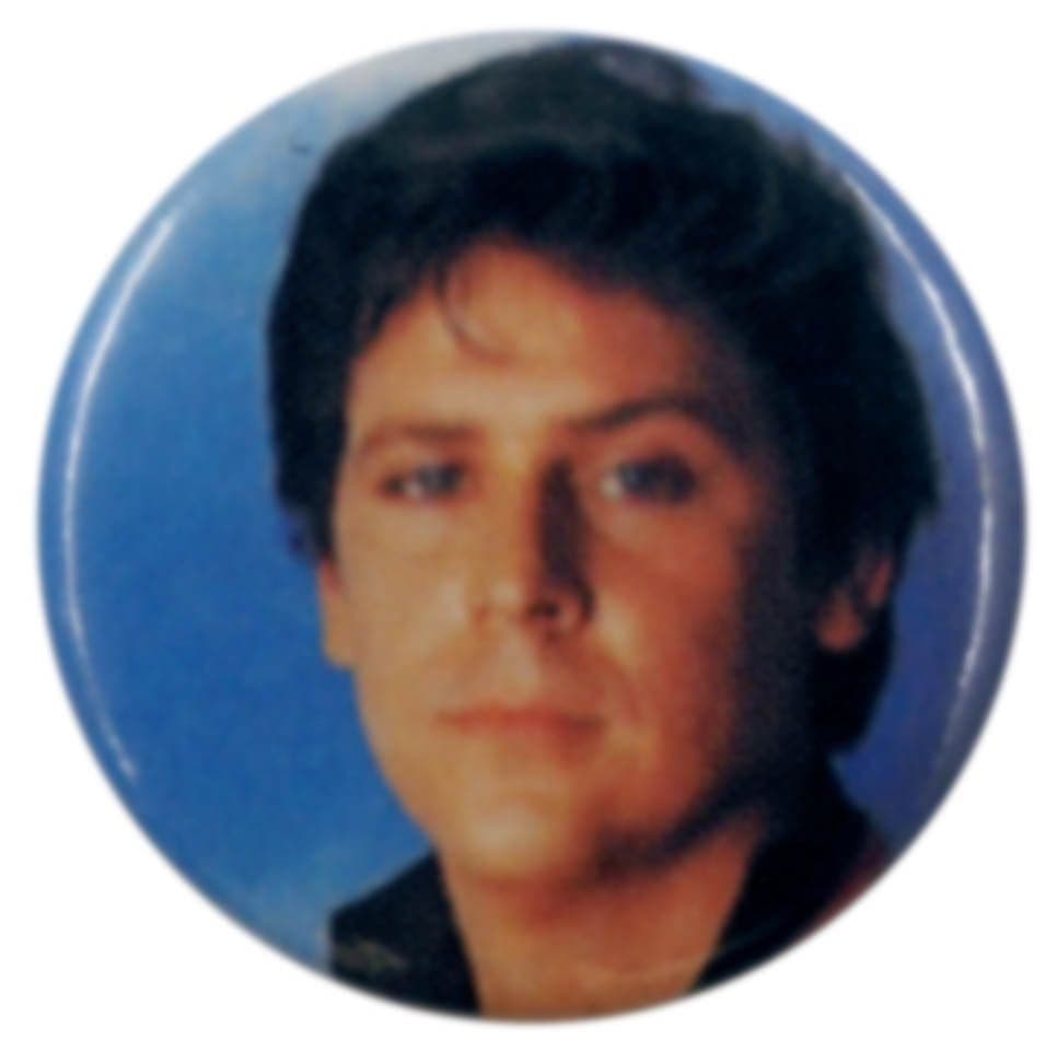 Shakin' Stevens - 'Shaky Blue' Button Badge