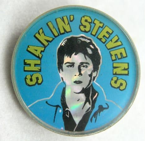Shakin' Stevens - 'Shaky Blue' Prismatic Crystal Badge