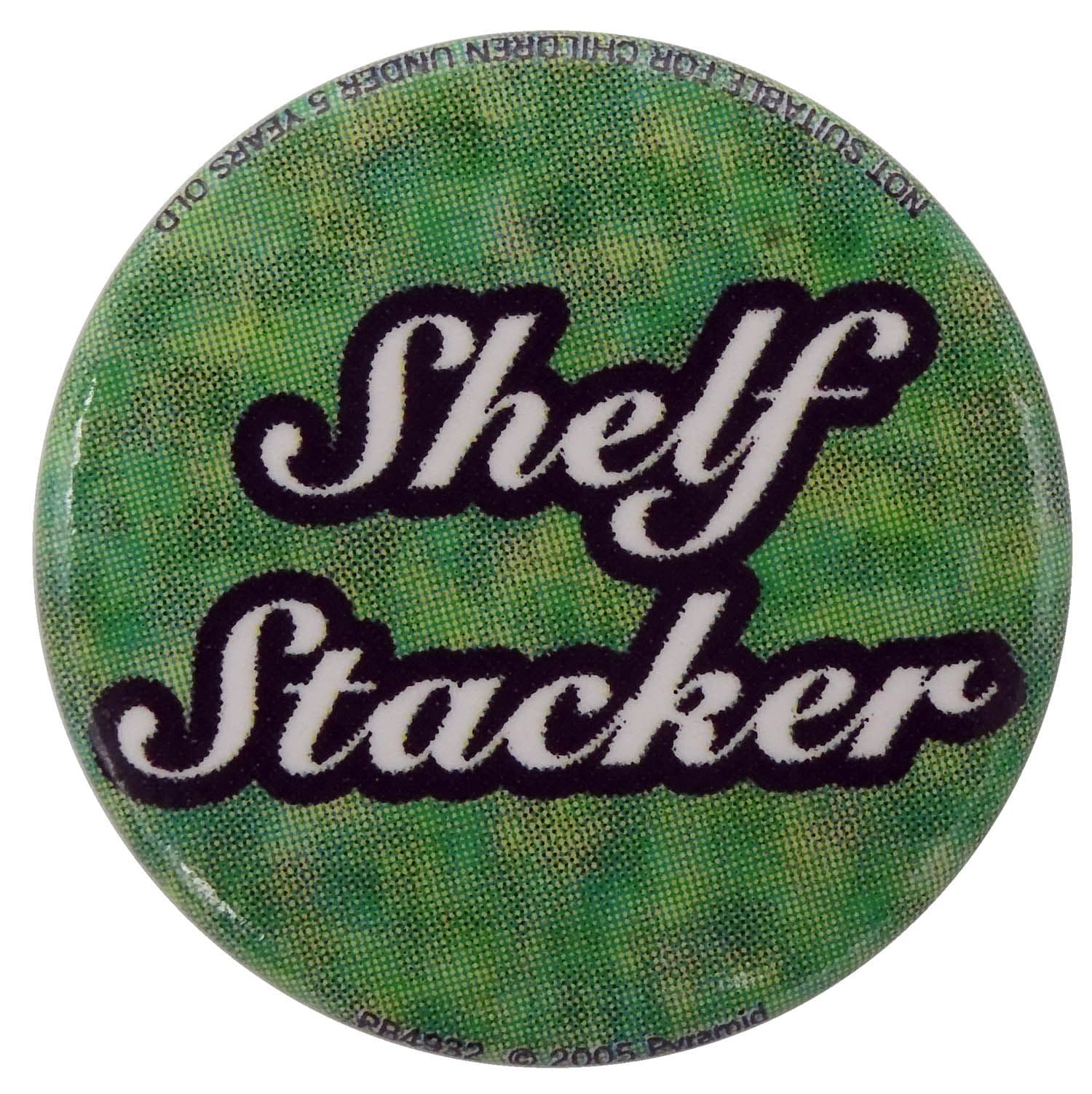 Shelf Stacker - Button Badge