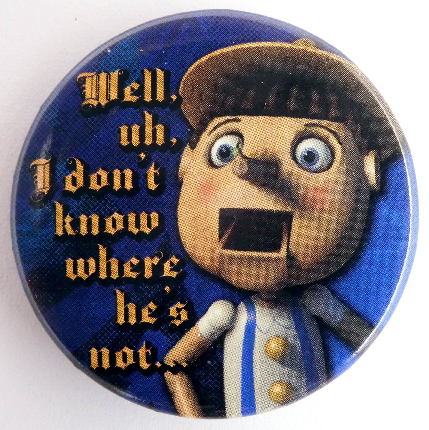 Shrek - 'Pinocchio' Large Button Badge