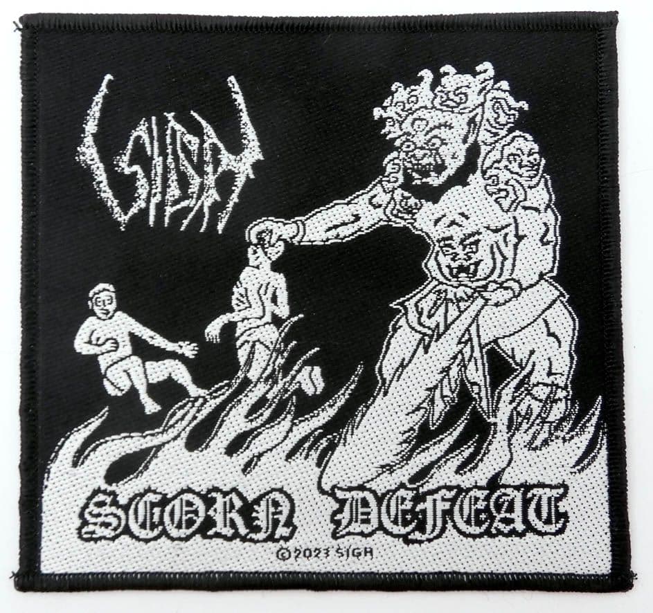 Sigh - 'Scorn Defeat' Woven Patch