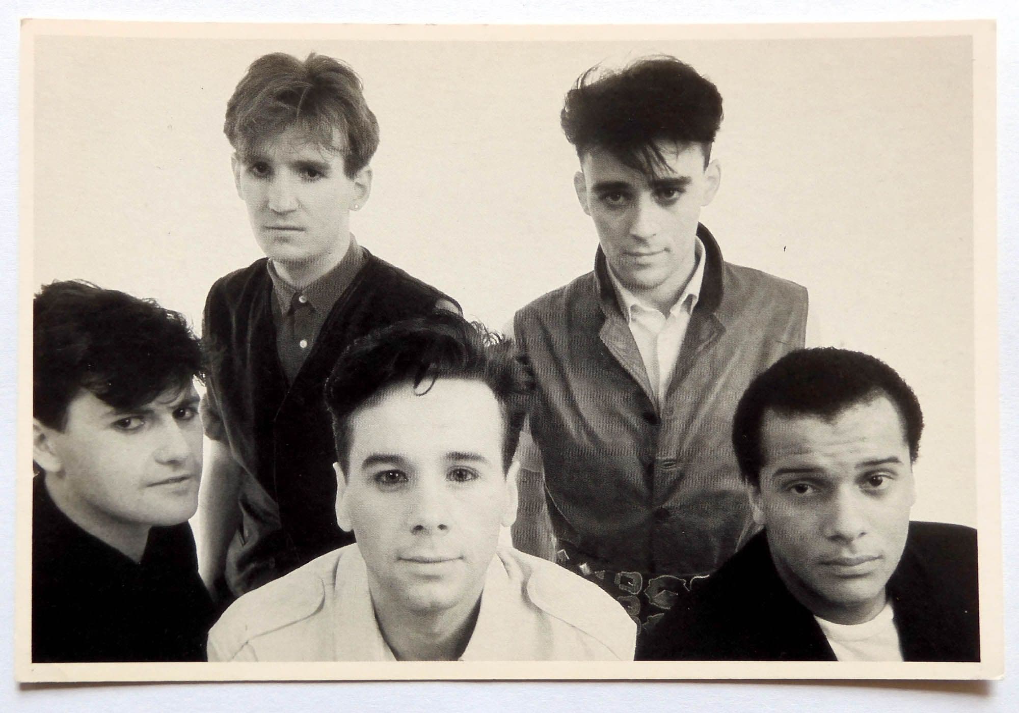 Simple Minds - 'Black & White' Postcard