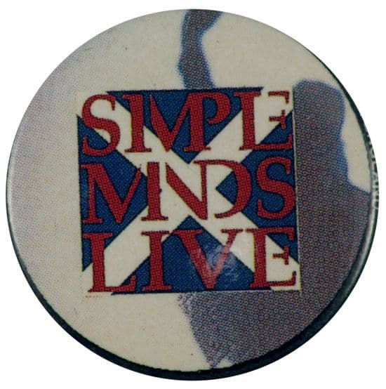 Simple Minds - 'Flag Logo' Button Badge