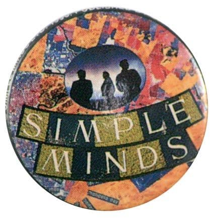 Simple Minds - 'Group Colourful' Button Badge