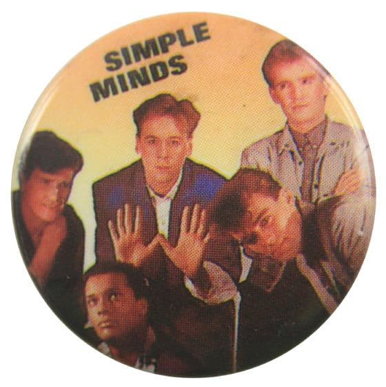 Simple Minds - 'Group Hands' Button Badge