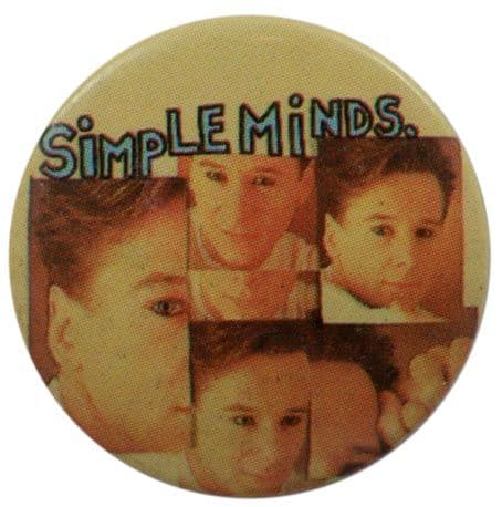 Simple Minds - 'Jim Boxes' Button Badge
