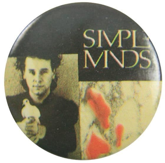 Simple Minds - 'Jim Dove 2' Button Badge