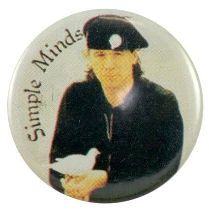 Simple Minds - 'Jim Dove' Button Badge