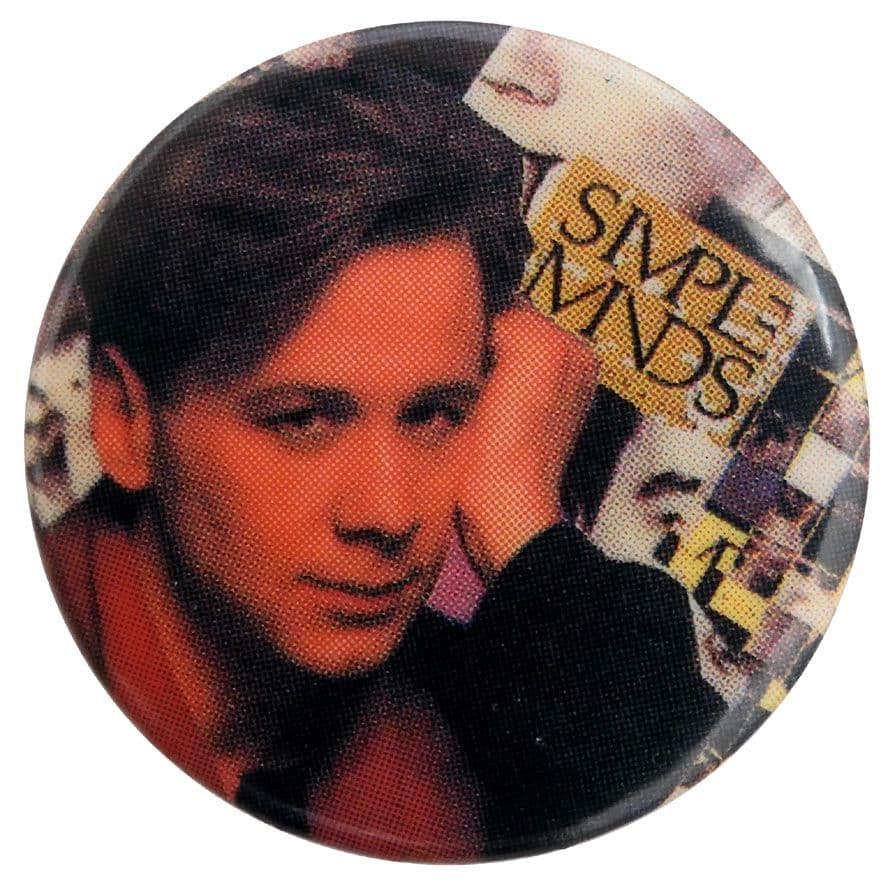 Simple Minds - 'Jim Hand' Button Badge