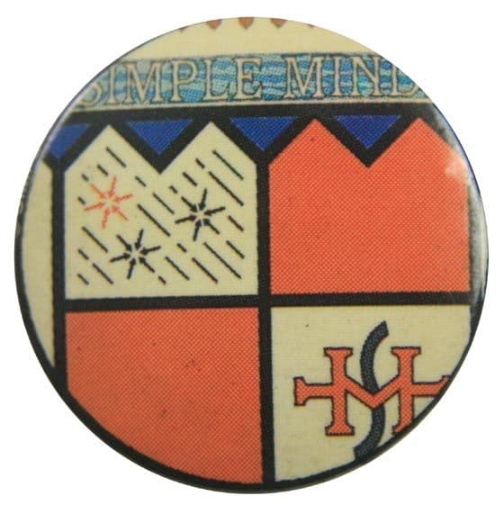 Simple Minds - 'Sparkle in the Rain' Button Badge