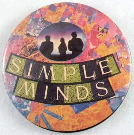 Simple Minds 'Street Fighting Years' 56mm Badge