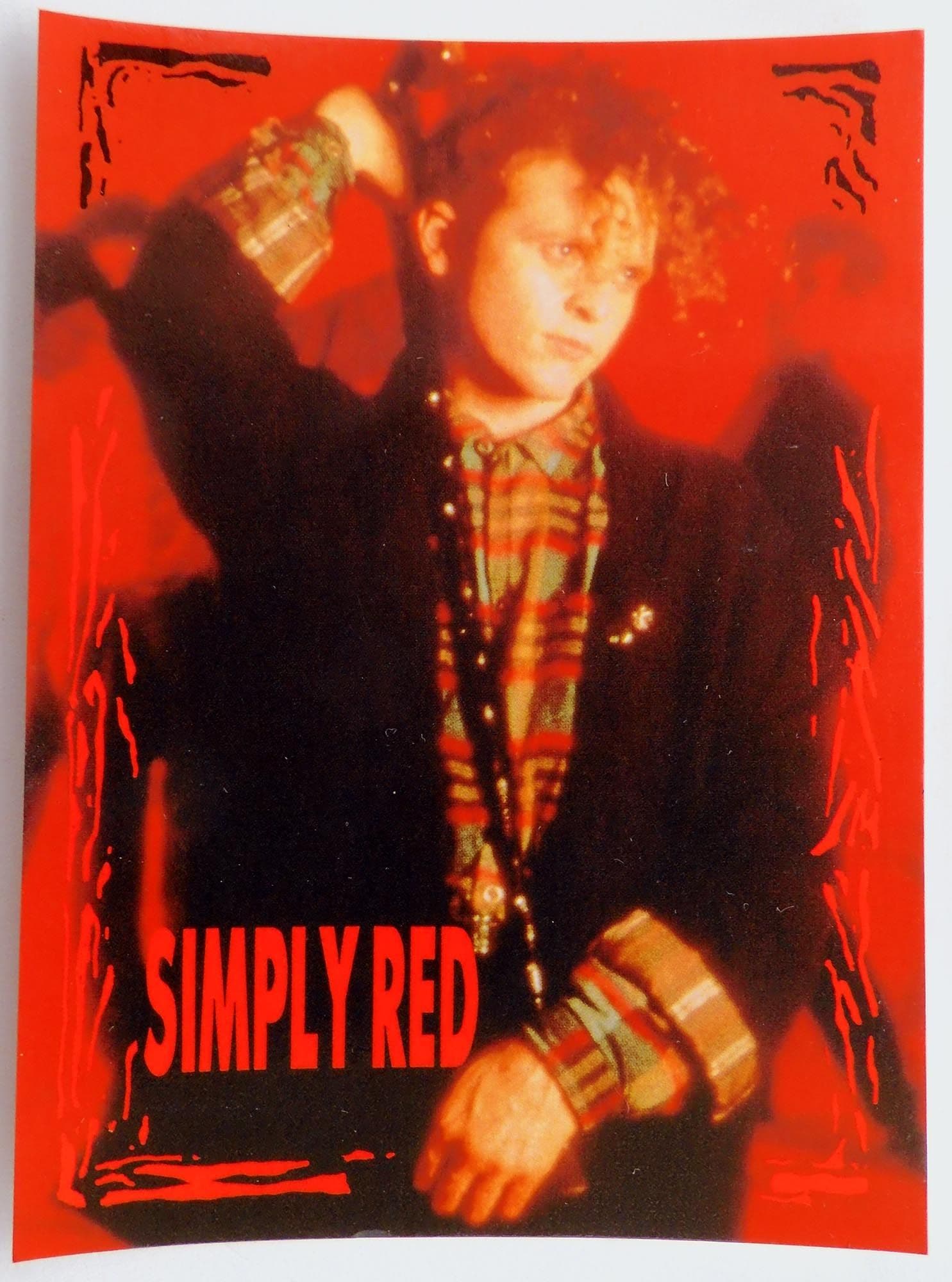 Simply Red  - 'Mick Red' Postcard