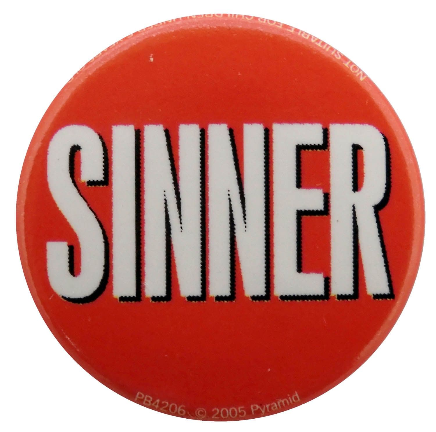 Sinner - Button Badge