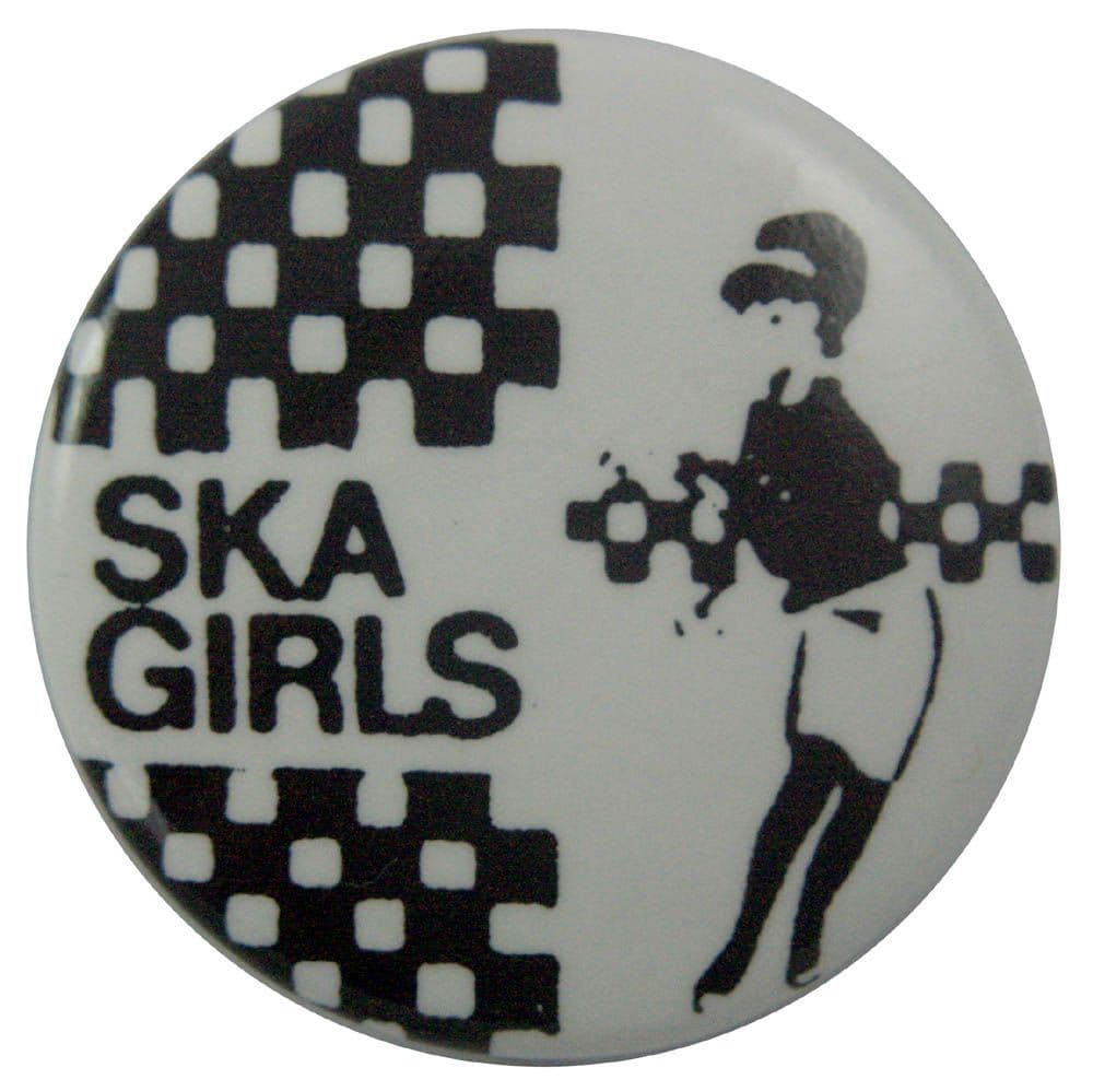 SKA - 'Ska Girls' Button Badge