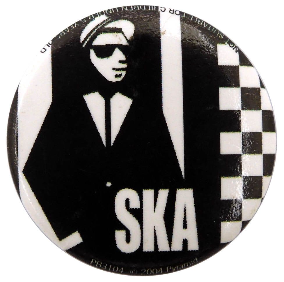 SKA - 'Walt Jabsco' Button Badge