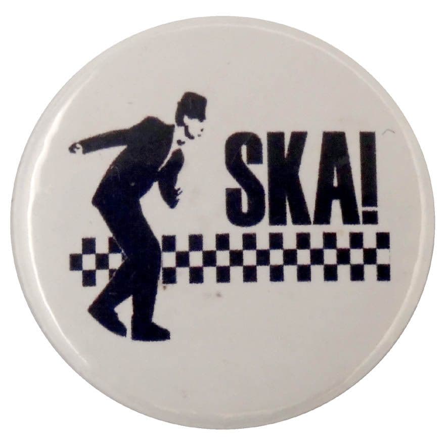 Ska - 'Walt Walking' Button Badge