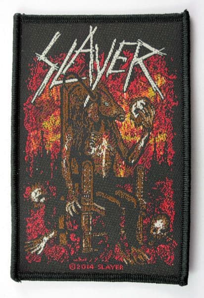 Slayer - 'Devil on Throne' Woven Patch
