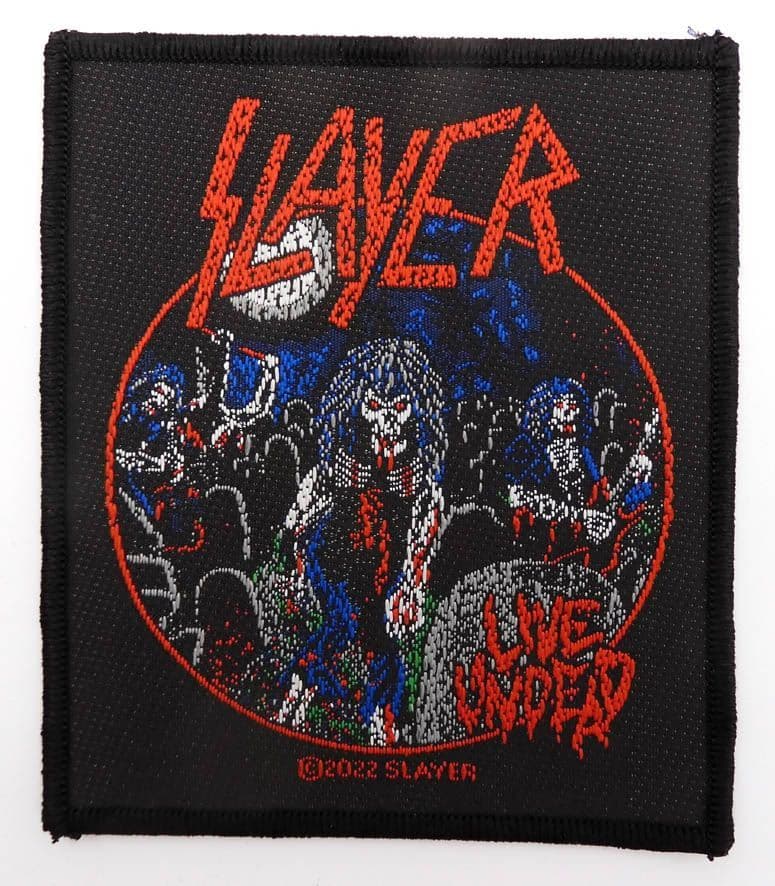 Slayer - 'Live Undead' Woven Patch