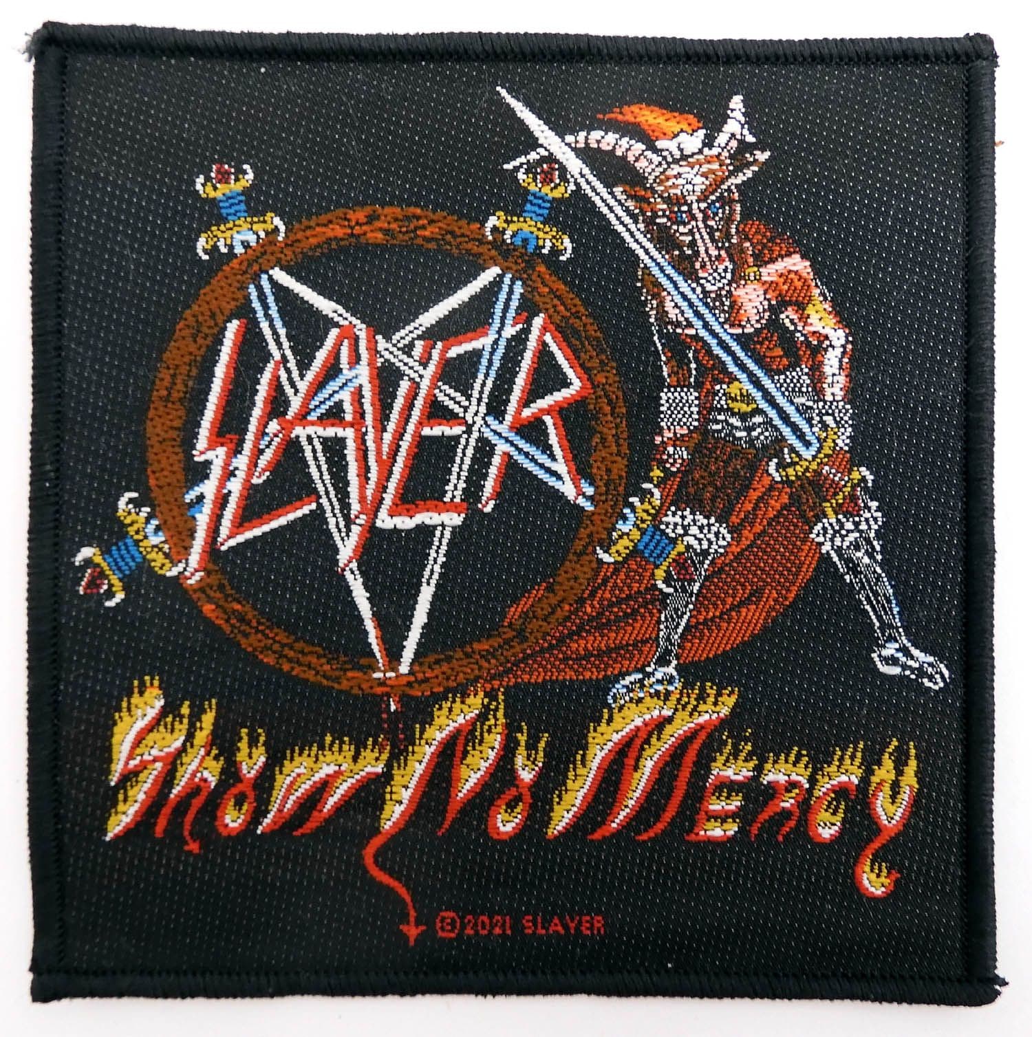 Slayer - 'Show No Mercy' Woven Patch