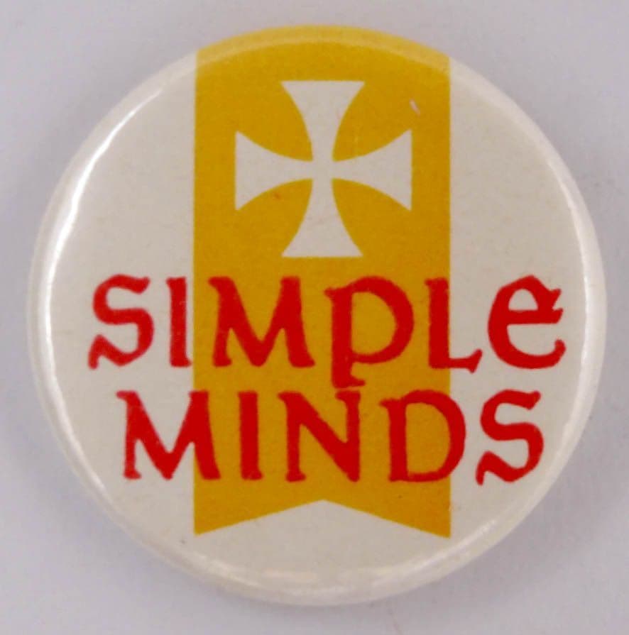 Simple Minds - 'Cross Logo' 32mm Badge