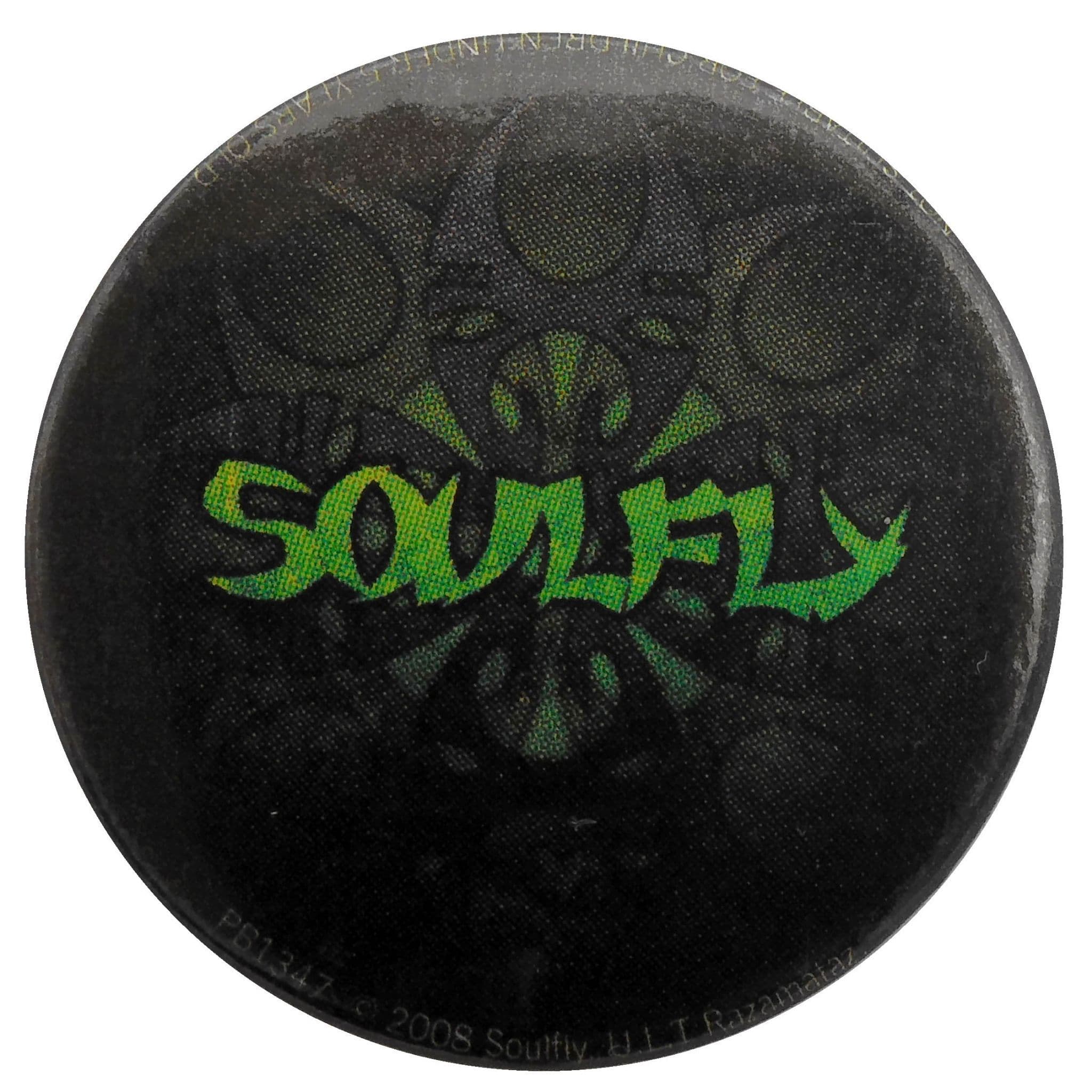 Soulfly - 'Green Logo' Button Badge