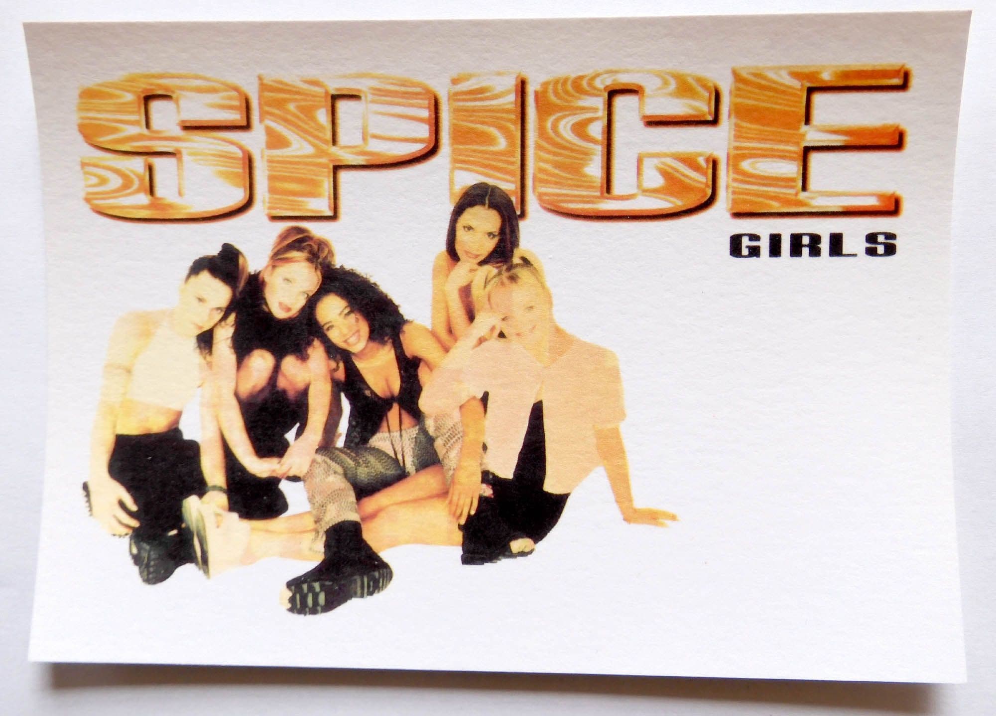 Spice Girls - 'Group Sitting' Postcard