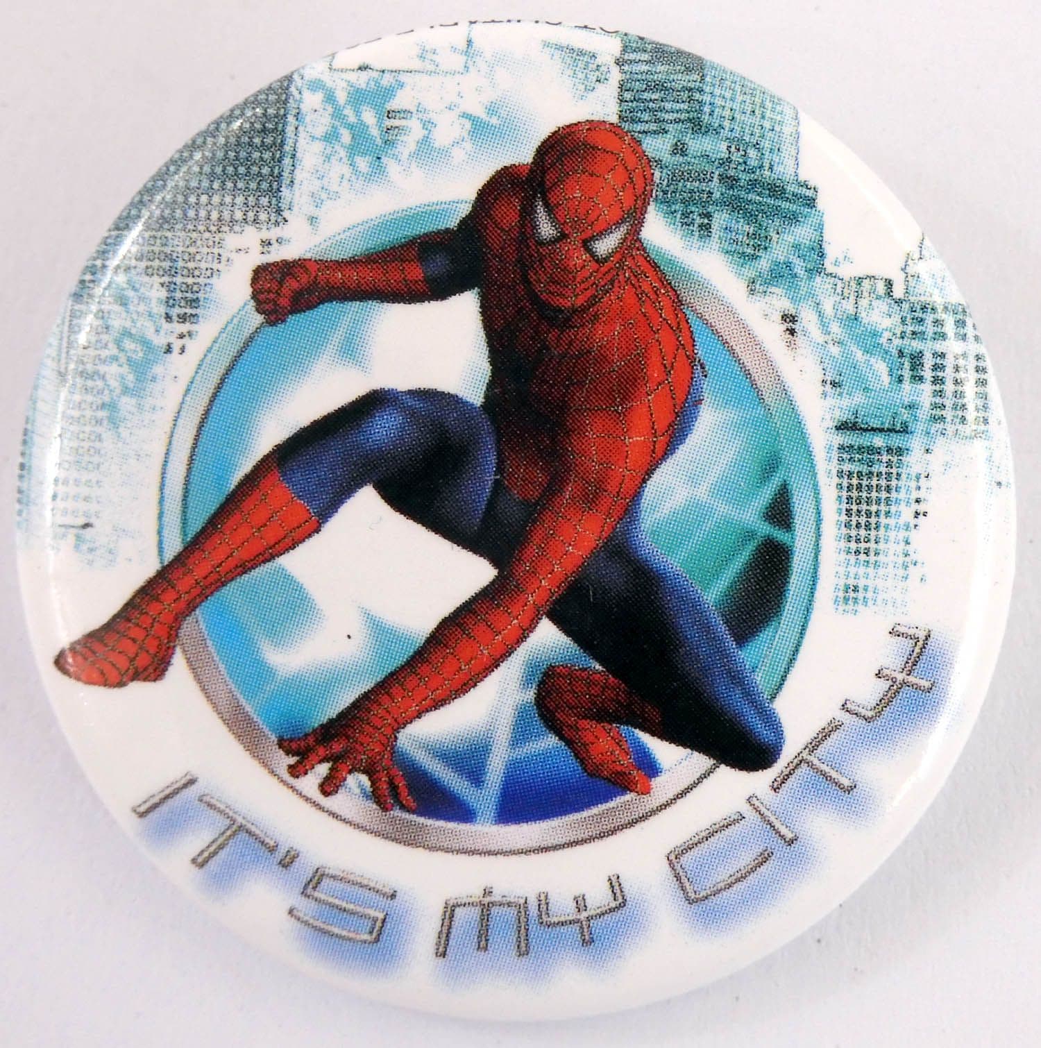 Spider-Man - 'It's My City' Large Button Badge