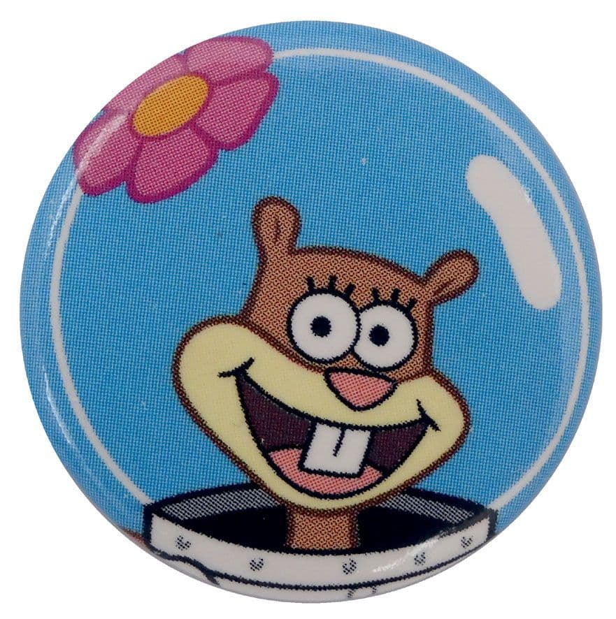 Spongebob - 'Sandy Cheeks' Button Badge