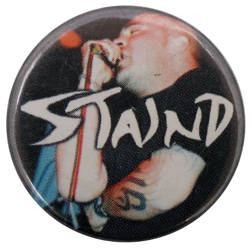 Staind - 'Aaron Mic Stand' Button Badge