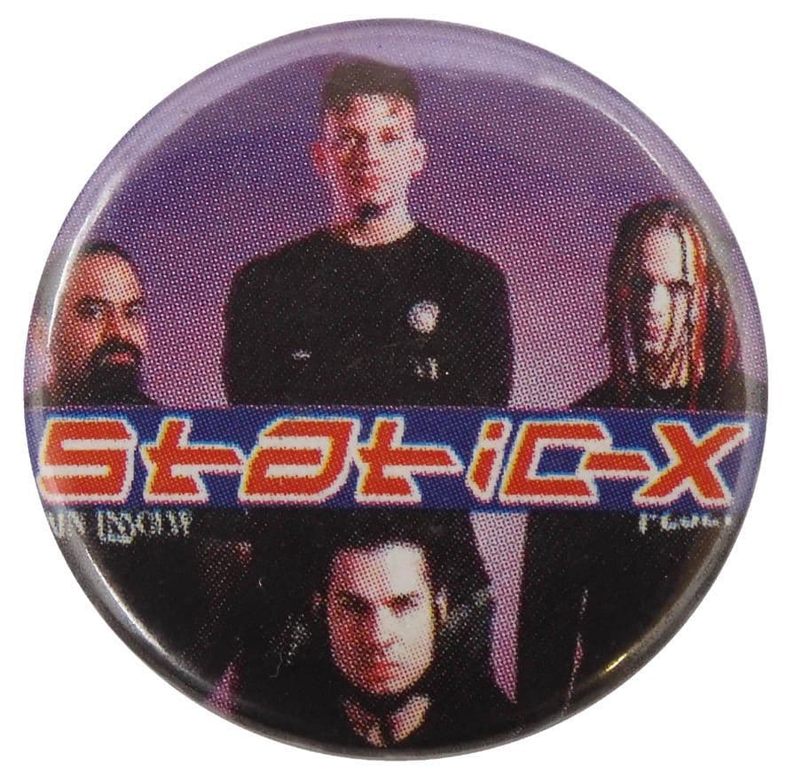 Static-X - 'Group Purple' Button Badge