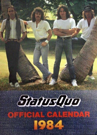 Status Quo - 1984 Calendar