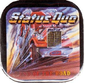 Status Quo - 'End of the Road' Square Badge