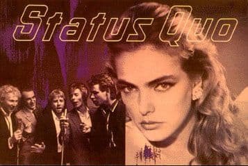 Status Quo - 'Girl' Postcard