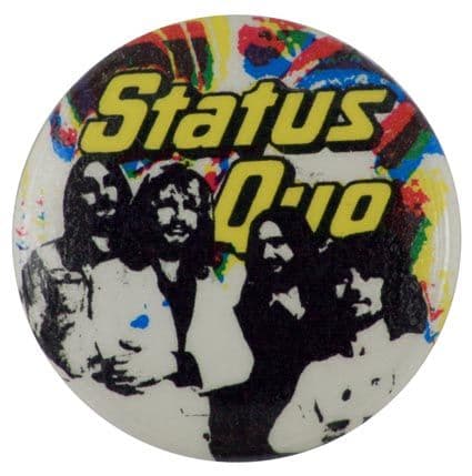 Status Quo - 'Group Sketch' Button Badge
